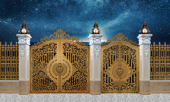 Ngỡ ngàng bộ cổng tiền tỷ của biệt thự “sinh ba” giữa lòng Hà Nội